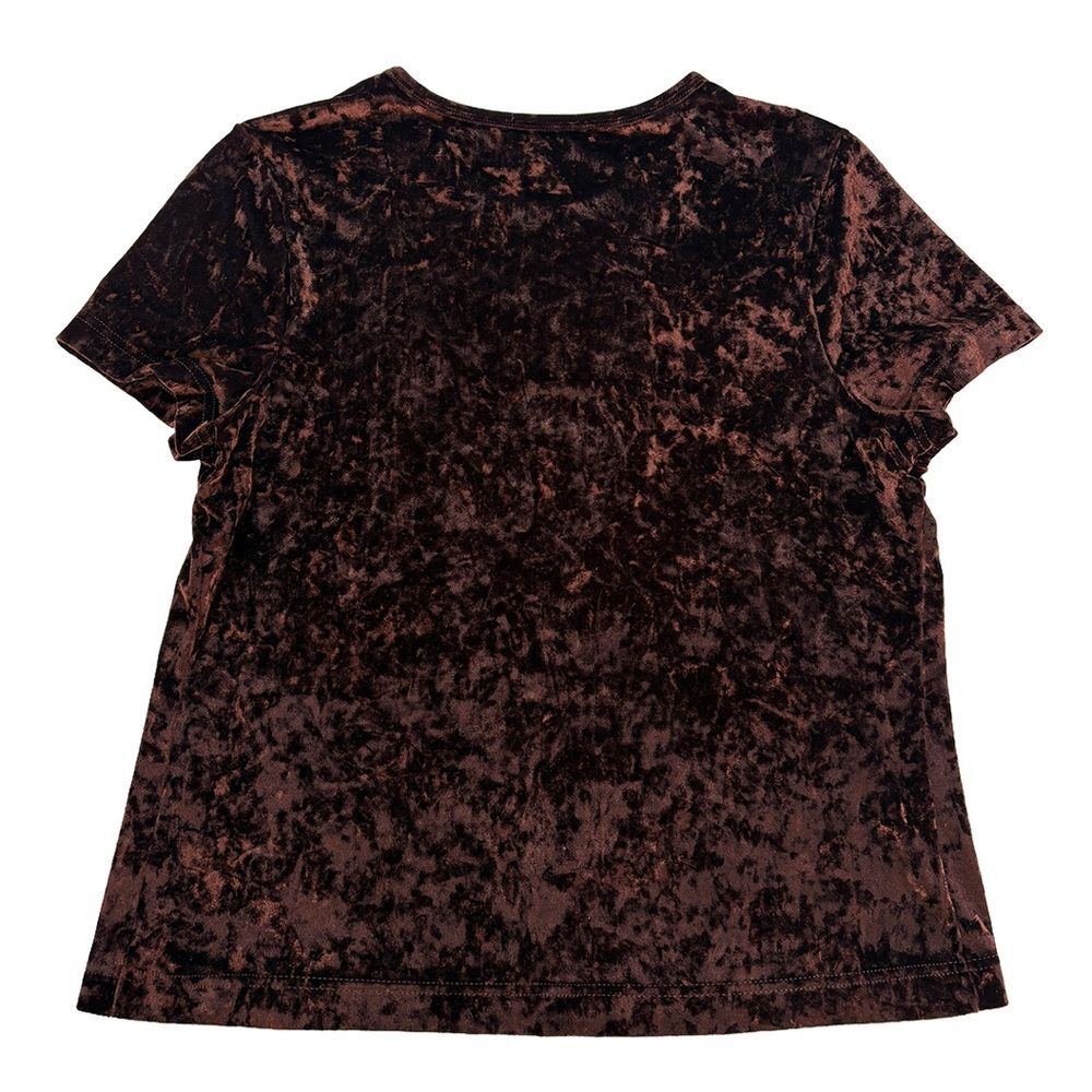 Vintage Vanity Fair Crushed Velvet Top | Made in USA | Size M - Picture 5 of 6